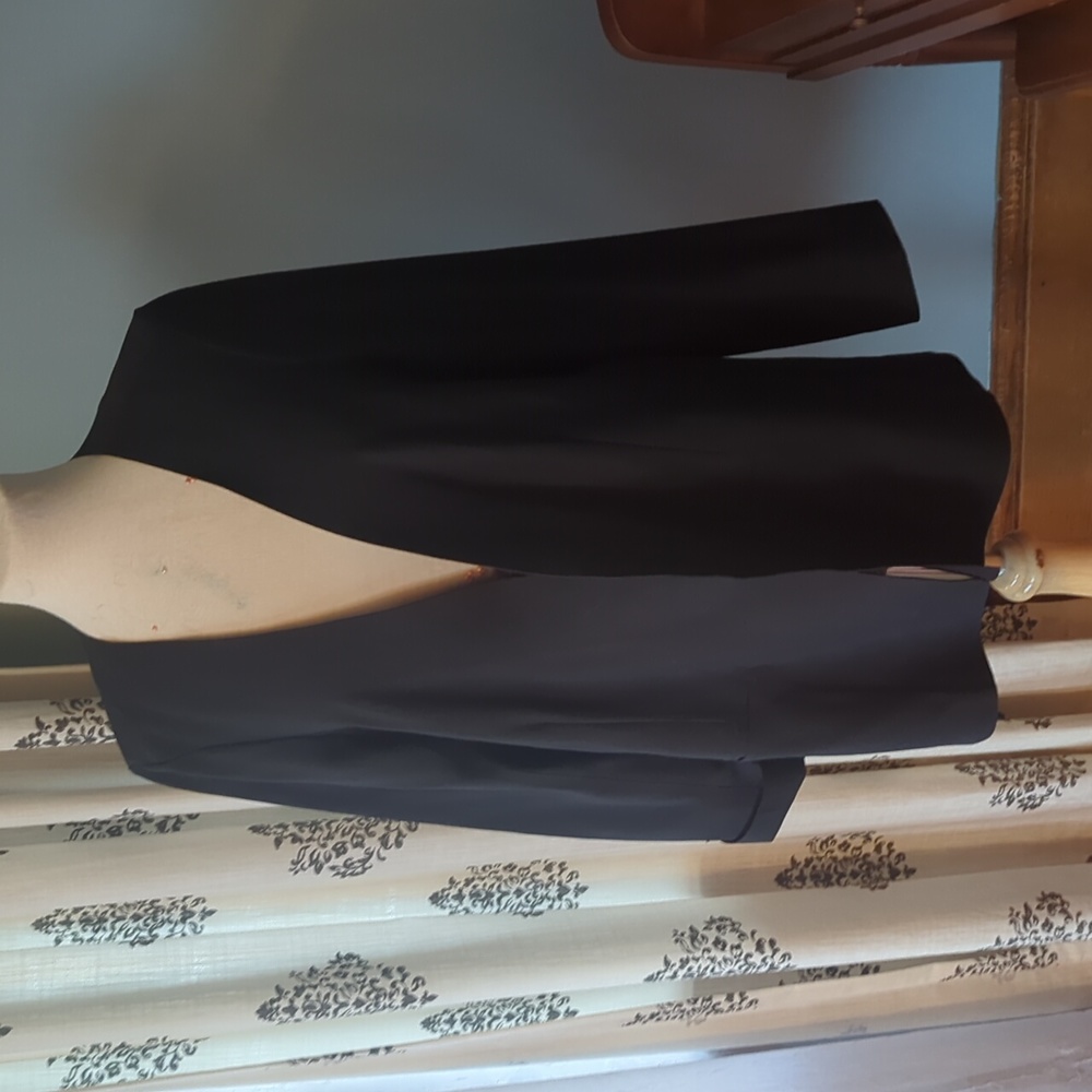 Athleta Black Open-Front Blazer